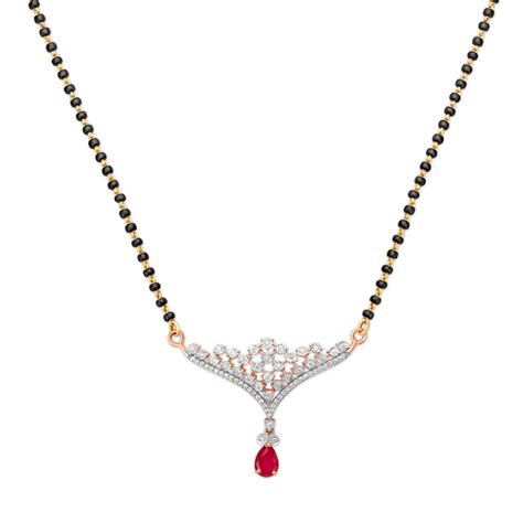 traditional diamond mangalsutra